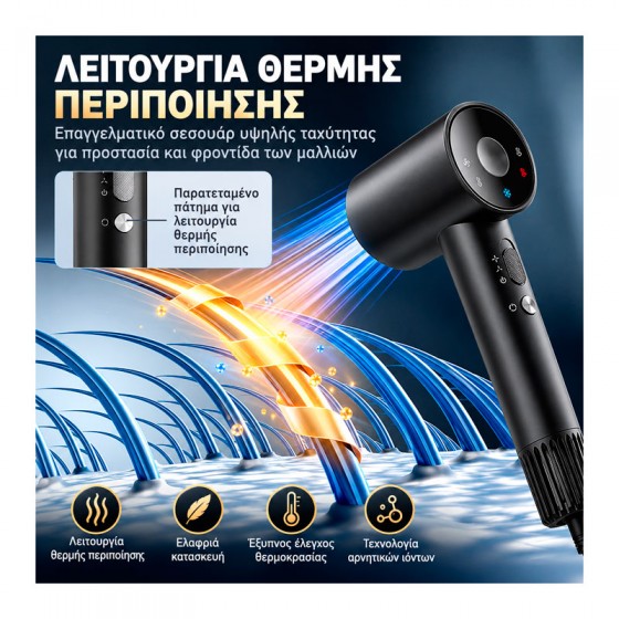 SP-801 Σεσουάρ 1200W-1400W SP-801 Σεσουάρ 1200W-1400W